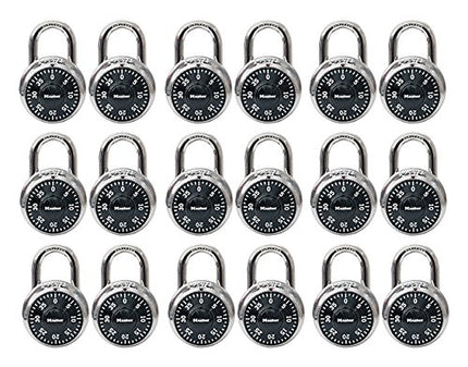 Master Lock 1500T Combination-Alike Padlocks, 16, Pack Contains 2 Locks, 32-Count