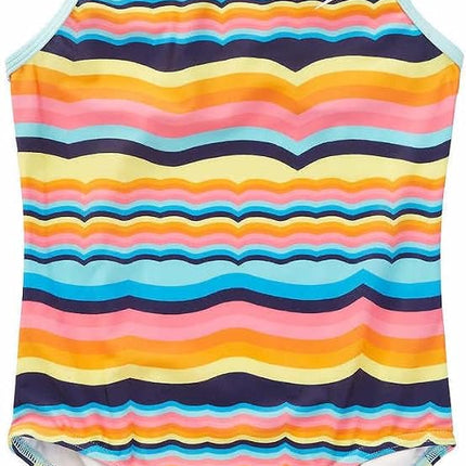 Speedo Girls Thin Strap One Piece Swimsuit (Pink, Large 12/14)