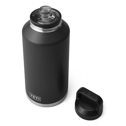 YETI Rambler 64 oz Bottle, Vacuum Insulated, Stainless Steel with Chug Cap, Black