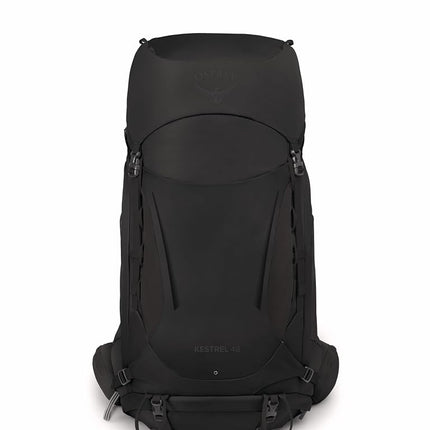 Osprey Kestrel Men's Backpacking Pack, 48L Large/X-Large, Black