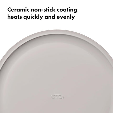 OXO Good Grips Non-Stick Pro Ceramic Coated Metal Bakeware 35cm Pizza Pan, Storm Blue