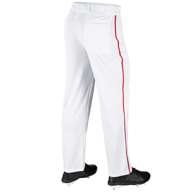 Champro MVP OB Open Bottom Baseball Pant with Contrast Color Braid Piping and Reinforced Double Knee