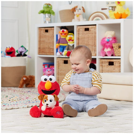 GUND Sesame Street Peluche animée officielle « Furry Friends Forever Dance & Play » Elmo et Tango, jouet sensoriel en peluche pour les 1 an et plus, rouge/crème, 33 cm