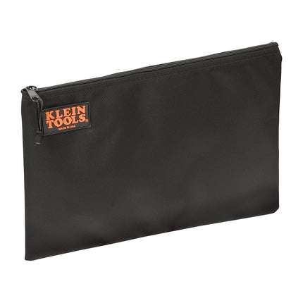 Klein Tools 5236 Cordura Ballistic Nylon Contractor's Zipper Portfolio, Black