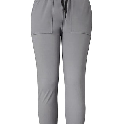 ALWAYS Women Jogger Sweatpants - Premium Soft Stretch Lightweight Drawstrings Pants with Pork Chop Pockets Charcoal XL