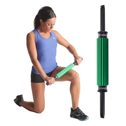 TheraBand Roller Massager +, Portable Muscle Rolli