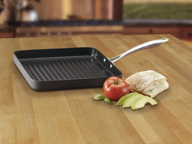 Cuisinart GreenGourmet Hard-Anodized Nonstick 11-Inch Square Grill Pan