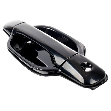 TRQ Front Left Exterior Door Handle Black Drivers Side