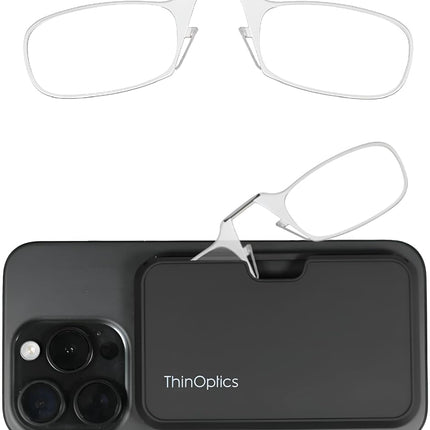 ThinOptics Folding Reading Glasses 1.00, Clear, Ca