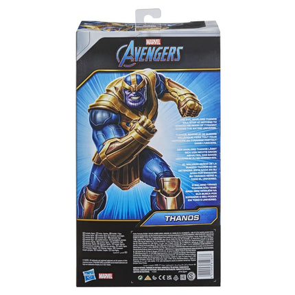 Avengers Marvel Titan Hero Series Blast Gear Deluxe Thanos Action Figure,Toy, Inspired ByMarvel Comics, For Children Aged 4 And Up,Blue, 30-cm