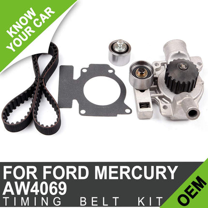 Scitoo compatible avec Ford Escort Tracer 1,9 L SOHC 92-96 - Kit de courroie de distribution et pompe à eau