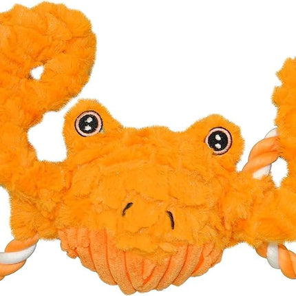 Jolly Pets Tug-A-Mals Crab Dog Toy, Large