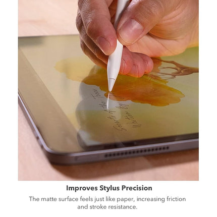 ZAGG InvisibleShield GlassFusion+ Canvas- Made for Apple iPad Pro 11" (4th/3rd/2nd/1st Gen) & iPad Air (5th/4th Gen) - simulates writing or drawing on paper
