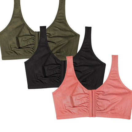 Fruit of the Loom Women's Front Close Builtup Spor