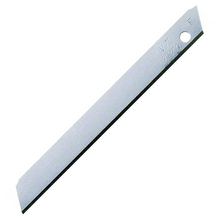 NT Cutter 9mm Solid Blades Without Snap-Off Lines,