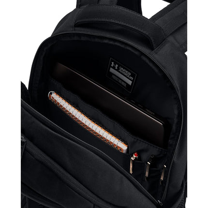 Under Armour Unisex-Adult Hustle 6.0 Backpack , (003) Black / Black / Black , One Size Fits Most