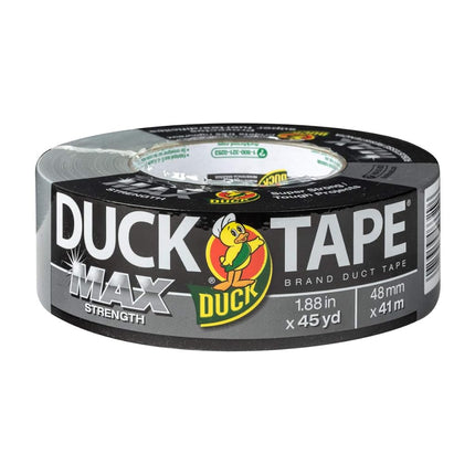 Duck Brand 240201 MAX Strength Duct Tape, 1.88 Inches by 45 Yards, Silver, Single Roll