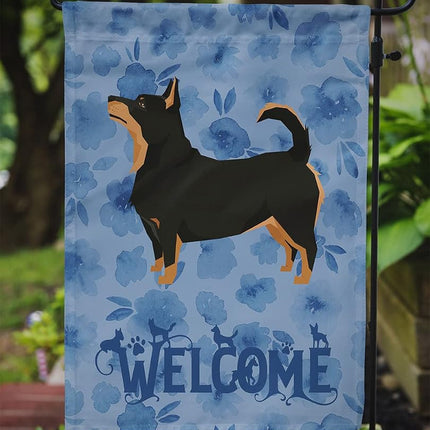 Caroline's Treasures CK6254GF Lancashire Terrier Welcome Flag Garden Size, Small, Multicolor