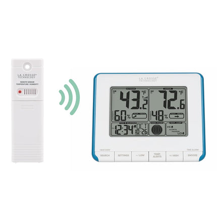 La Crosse Technology 308-1711BL Wireless Weather Station with Heat Index and Dew Point