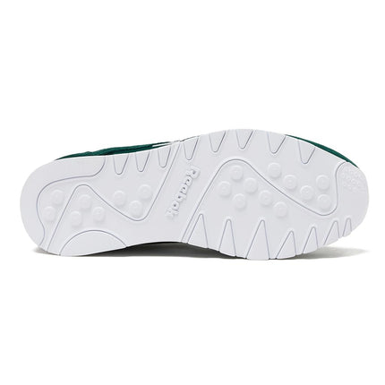 Reebok Men's Classic Nylon Sneaker, Collegiate Green/Collegiate Green/White, 2 UK