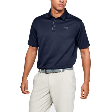 Under Armour Mens 2026 UA Golf Tech Polo Shirt - Midnight Navy - 3XL