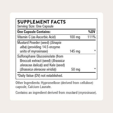 Thorne Research - Crucera-SGS - Broccoli Seed Extract - 60 Capsules