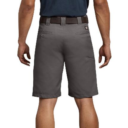 Dickies Men's Regular Fit Work Shorts, 11", Gravel Gray, 30 Regular