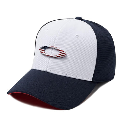 Oakley Men's Tincan Cap, Navy/White, Small-Medium
