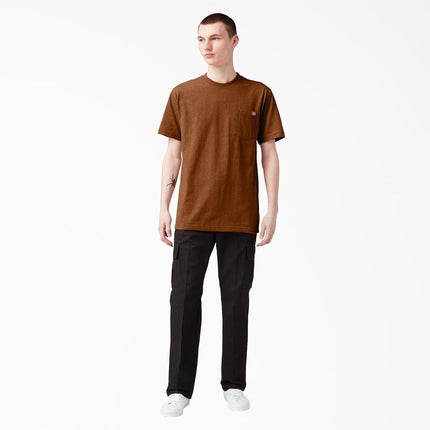 Dickies Men's Short Sleeve Heavyweight Heathered T-Shirt-Discontinued, Copper Single Dye Heather, 3XL