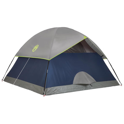 Tienda de campaña Coleman Sundome con avance, para 2/3/4/6 personas, se monta en 10 minutos, refugio resistente a la intemperie para acampar, festivales, el jardín, pijamadas y más
