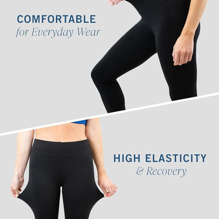 HUE Women's U12665 Leggings, Graphite Heather, XS