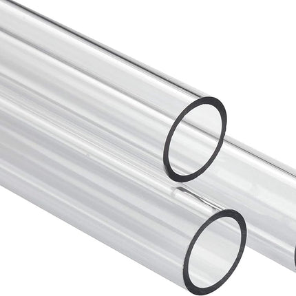 Corsair Hydro X Series, XT Hardline 12 mm Tubing, Straight-Line Tubing, Crystal-Clear PMMA, Resilient Construction for Custom Cooling, Easy to Cut Clear