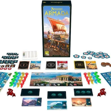 Repos Production - 7 Wonders 2nd Ed Armada Expansion - Board Game (ASMSEV2US04)