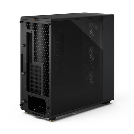 Fractal Design North XL RC Charcoal Black TG Dark - Reverse Connection Motherboard Compatible - three 140mm Aspect PWM fans included- Type C USB - ATX airflow full tower PC gaming case