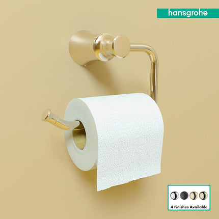 Hansgrohe 4787830 Joleena Toilet Paper Holder in Polished Nickel, 7.25-Inches Wide