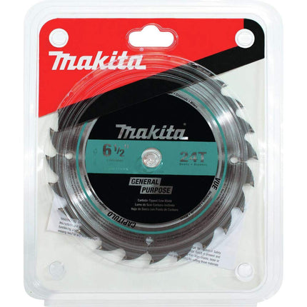 Makita T-01404 Sierra para armazón con punta de carburo, 24 dientes, 6-1/2"