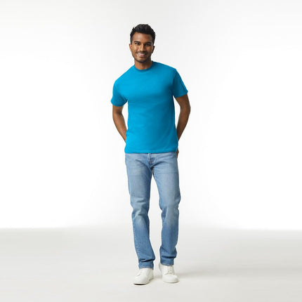 Gildan Unisex-Adult Ultra Cotton T-Shirt, Style G2000, Multipack, Sapphire (3-Pack), S