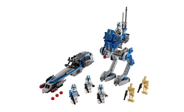 LEGO 75280 Star Wars 501st Legion Clone Troopers;Set for Action-Packed Battles (285 Pieces)
