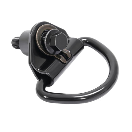 ALMULOO Crochets d'arrimage compatibles avec les fourgons de transport Ford Transit 150 250 350 2015-2024, anneaux en D en acier noir thermolaqué, 6 pièces