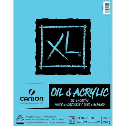 Canson XL Series Oil and Acrylic Paper Pad, Bleed 