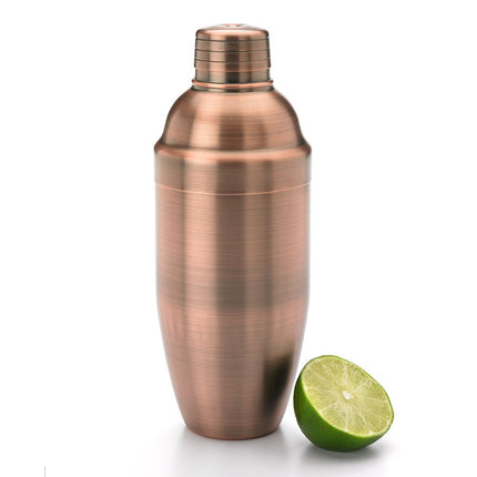 Barfly M37039ACP 3-Piece Japanese Style Shaker Set, 24oz (700 ml), Antique Copper