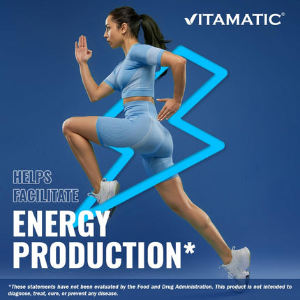 Vitamatic Vitamin B12 5000 mcg per Serving Fast Dissolve 365 Tablets - Berry Flavor - Supports Energy Metabolism