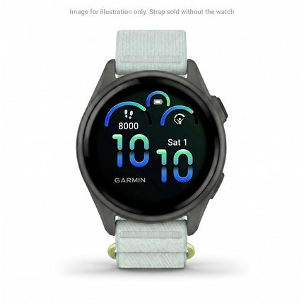 Garmin 20mm Quick Release ComfortFit fabric bands, Original accessory, Compatible with a range of Garmin smartwatches, Citron/Cloud Blue