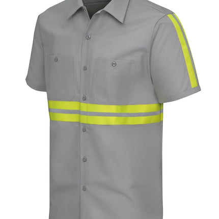 Red Kap Men's Performance Tech 2 Piece Lined Collar Shirt