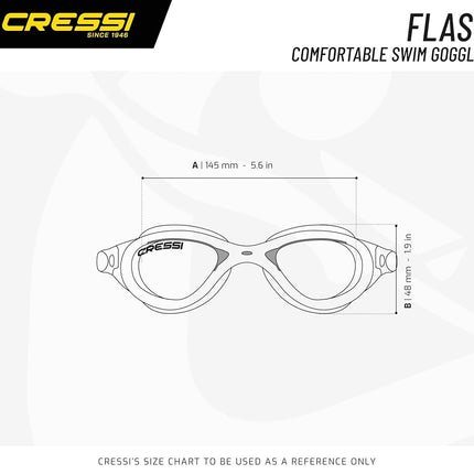 Cressi Flash, Clear/Black