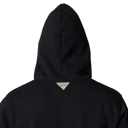 Columbia Men's PHG Game Flag II Hoodie, Black/Blaze Dog Flag, Large