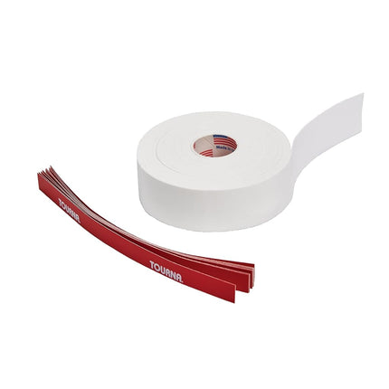 Tourna Unique Mega Tac Weib Overgrip (Pack of 10) - White, One Size