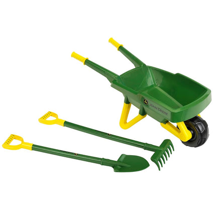 John Deere Kids Wheelbarrow Set, 78 cm Length