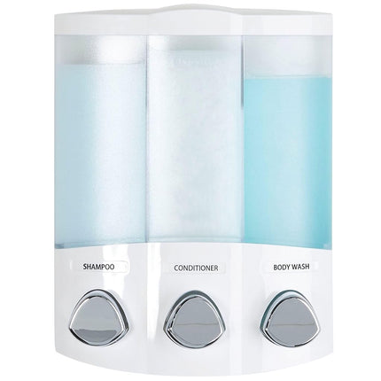 Better Living Euro Trio 3 Button Shower Dispenser,