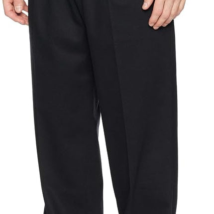 Dockers Men's Relaxed Fit New Signature Khaki Pants D4-Pleated, Black, 38W x 30L